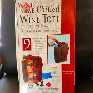 Chilled Wine Tote 9 Piece Set